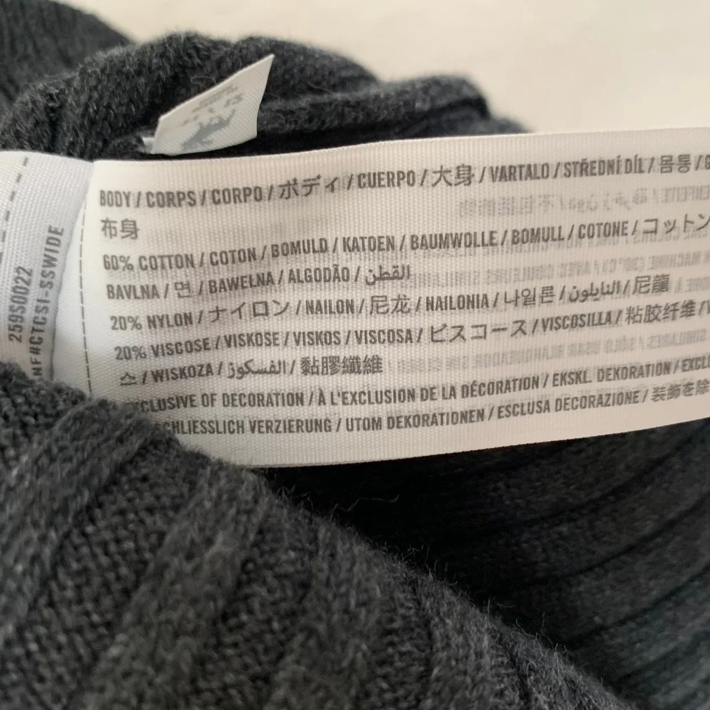 Abercrombie Kids Sweater Dress Girls 11/12 Grey Ribbed Tie Waist Quiet Luxury
